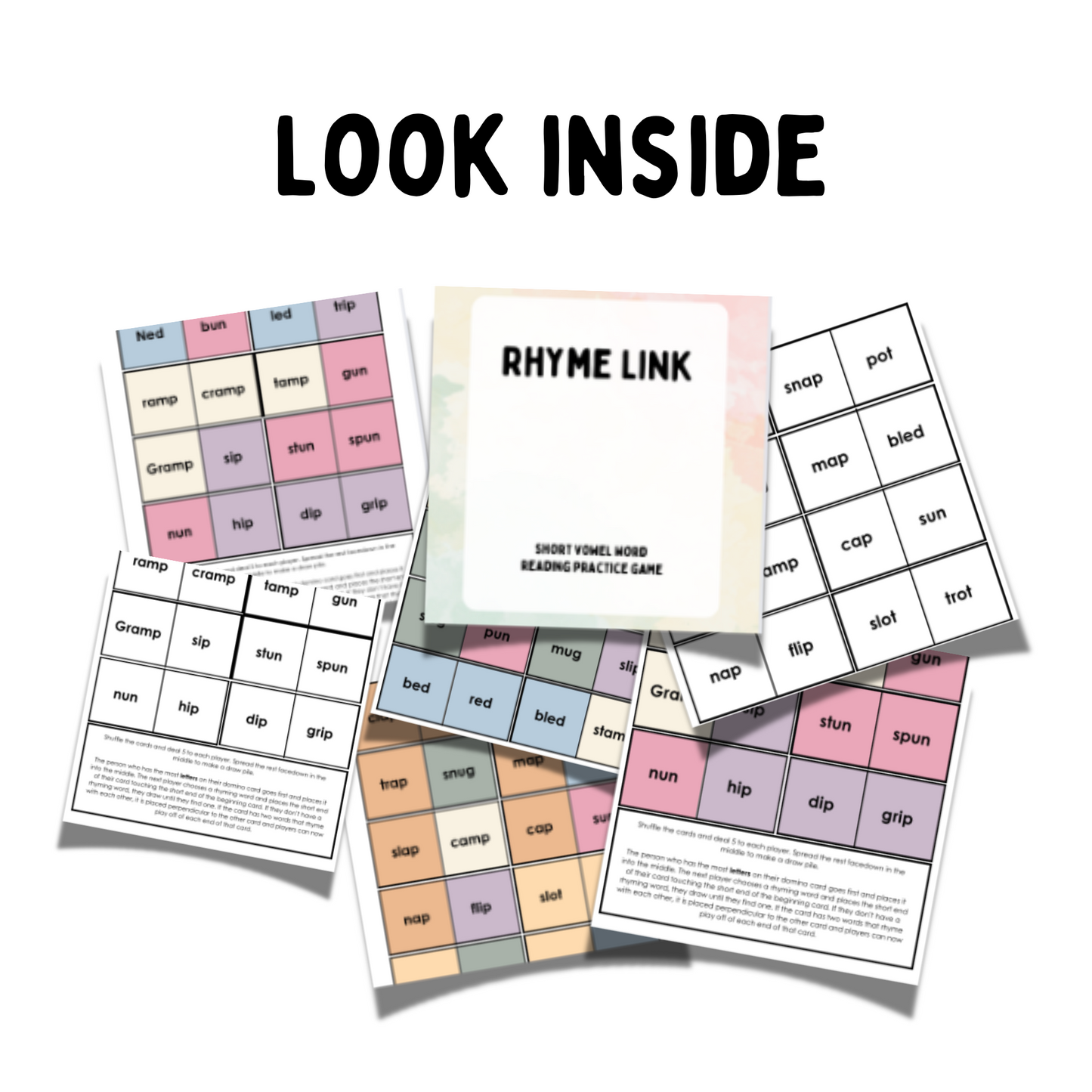 Rhyme Link (Consonant Blends)
