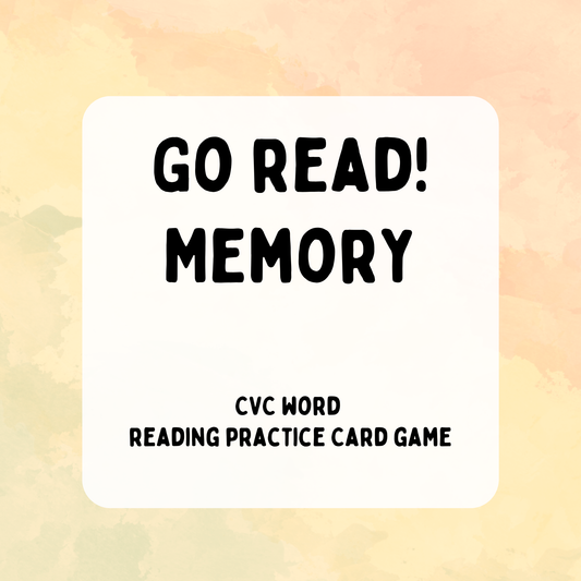 CVC Card Game: Go Read!