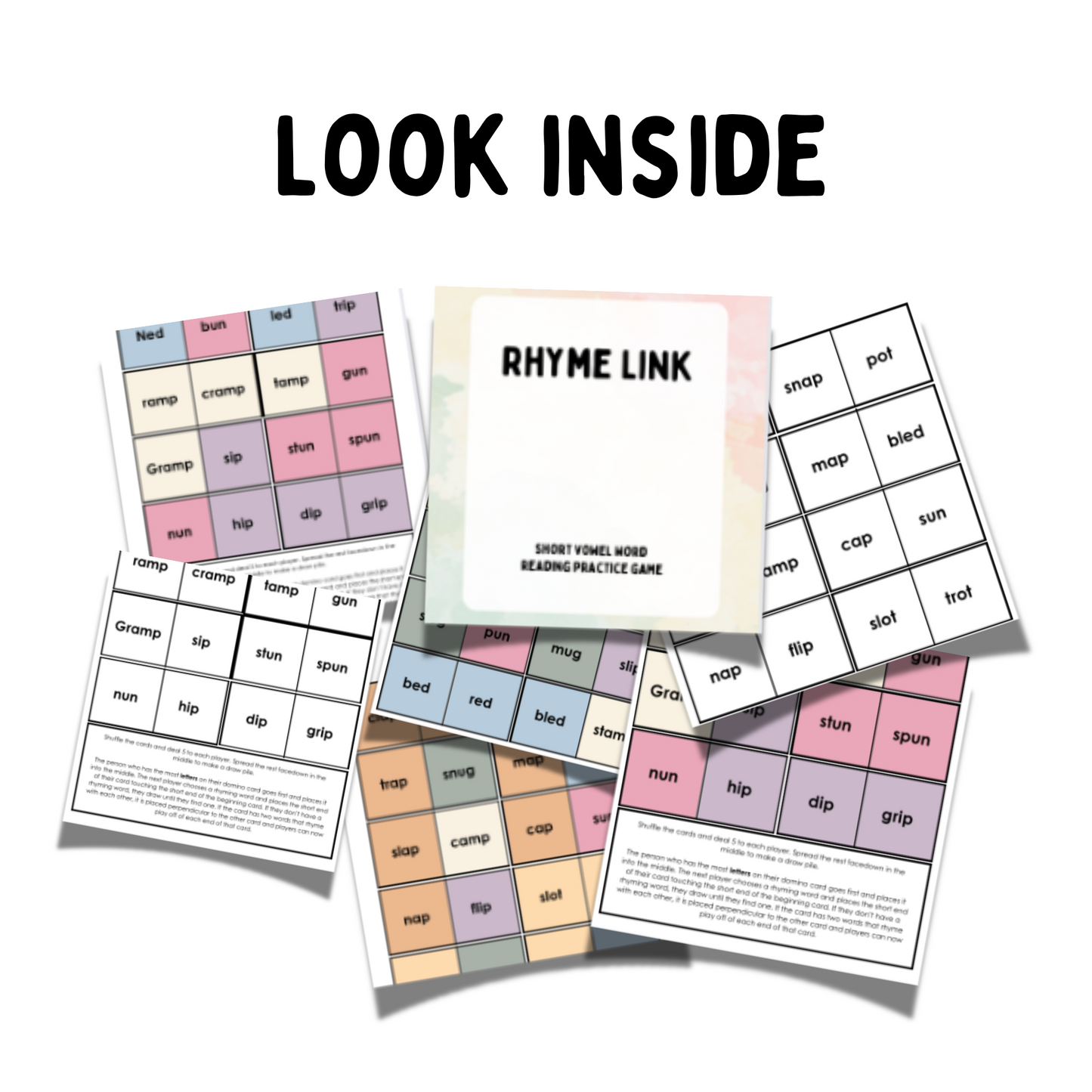 Rhyme Link (Short Vowels)