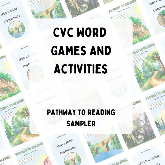 CVC Word Games and Activities (Sample Pack)